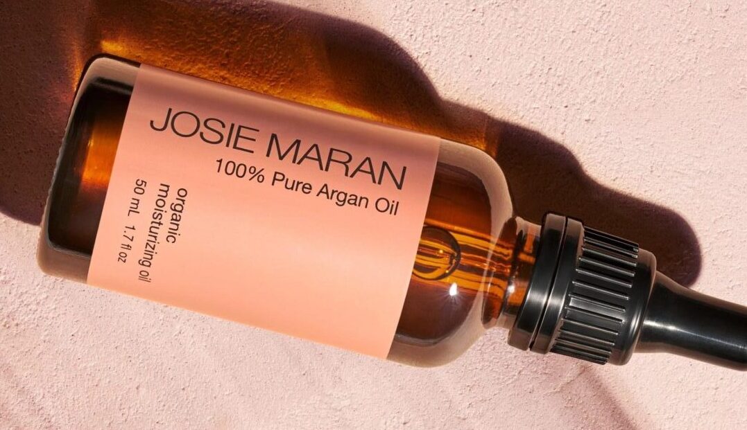 bottle of JOSIE MARAN ARGAN OIL