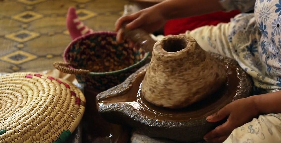 the process of making argan