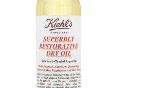 bottle of KIEHL's argan oil